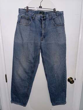 Cotler Brand Vintage Relaxed Fit Light Wash Denim Jeans